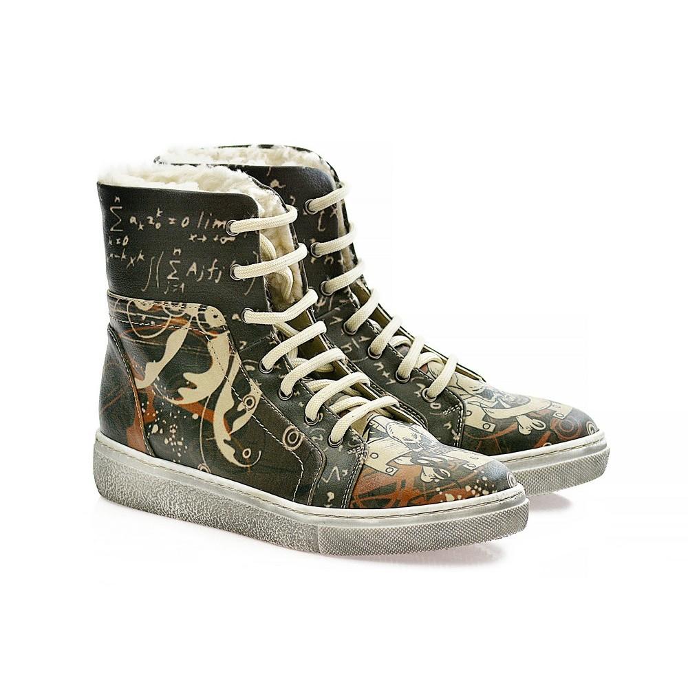 Skull Short Boots JAS107 (1421180534880)