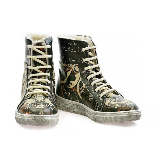 Skull Short Boots JAS107 (1421180534880)