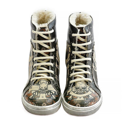 Skull Short Boots JAS107 (1421180534880)