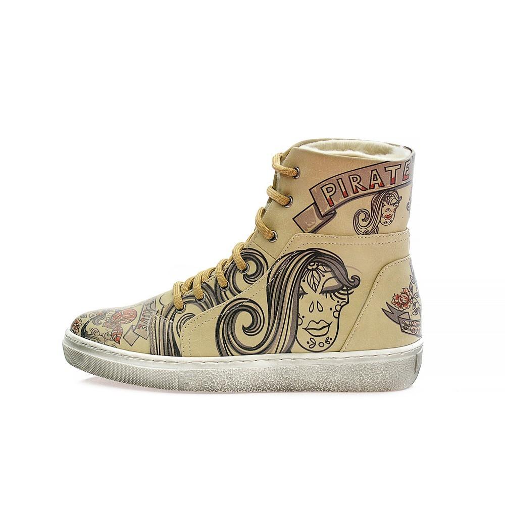 Pirates Love Short Boots JAS110 (1421180895328)