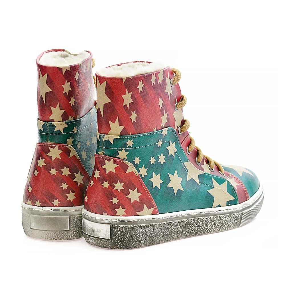 Stars Short Boots JAS111 (506268319776)