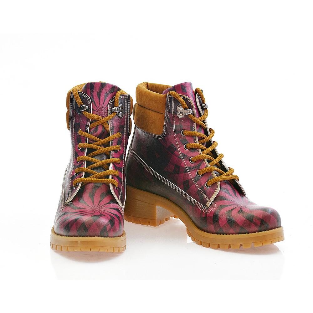 Retro Short Boots KAT103 (1421182632032)