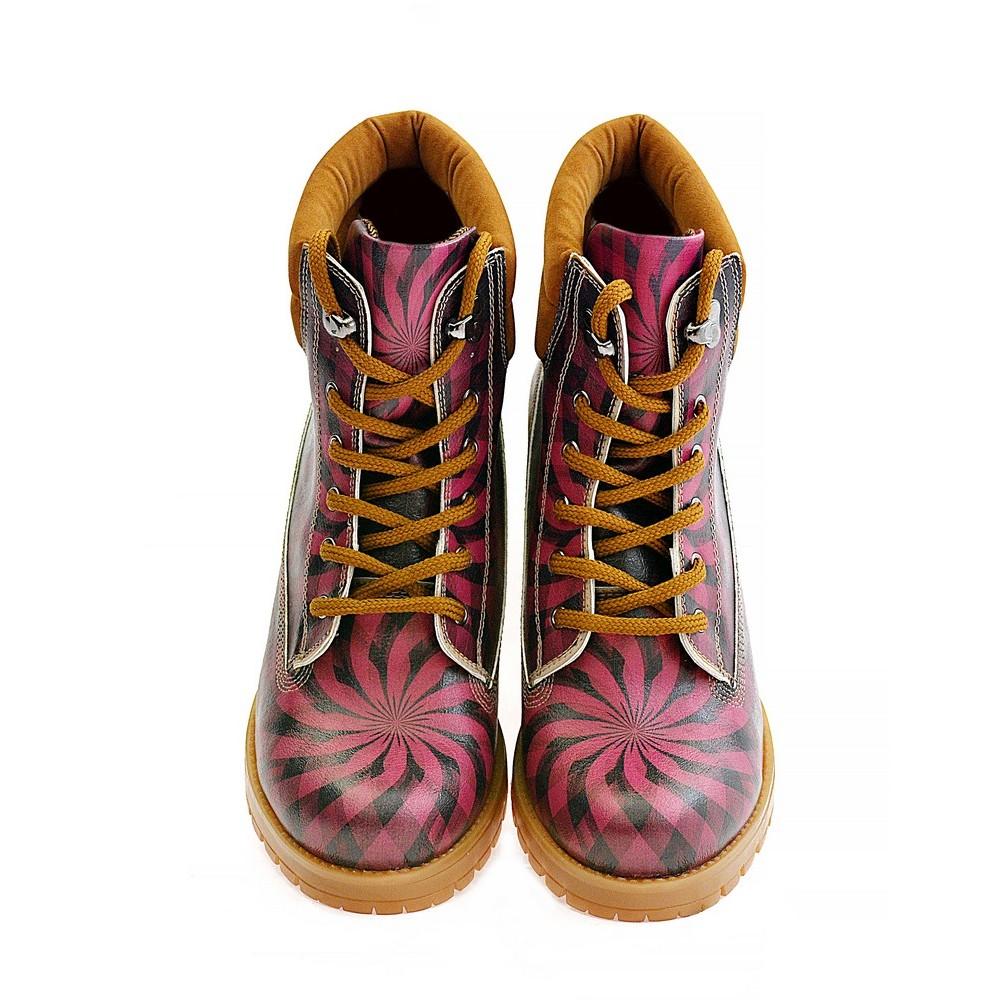 Retro Short Boots KAT103 (1421182632032)