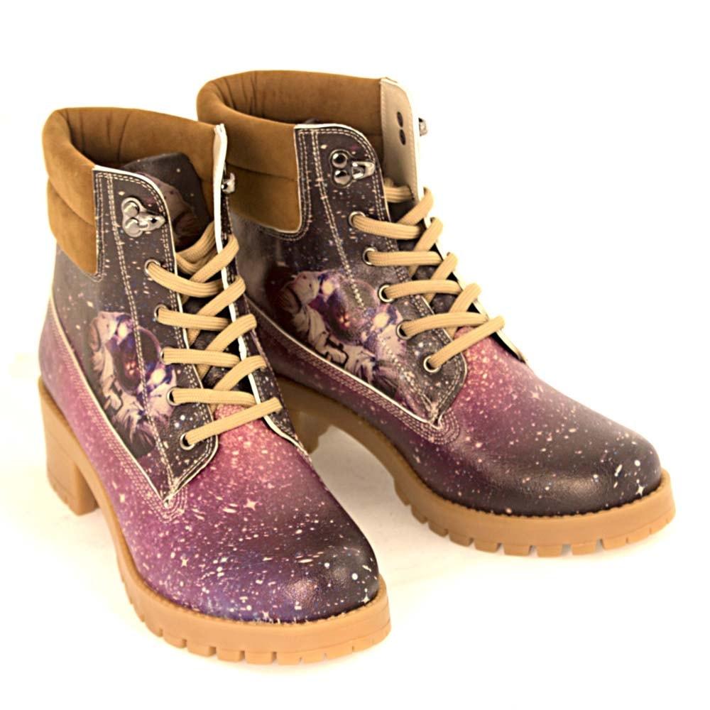 Astronaut Cat Short Boots KAT108 (502847766560)