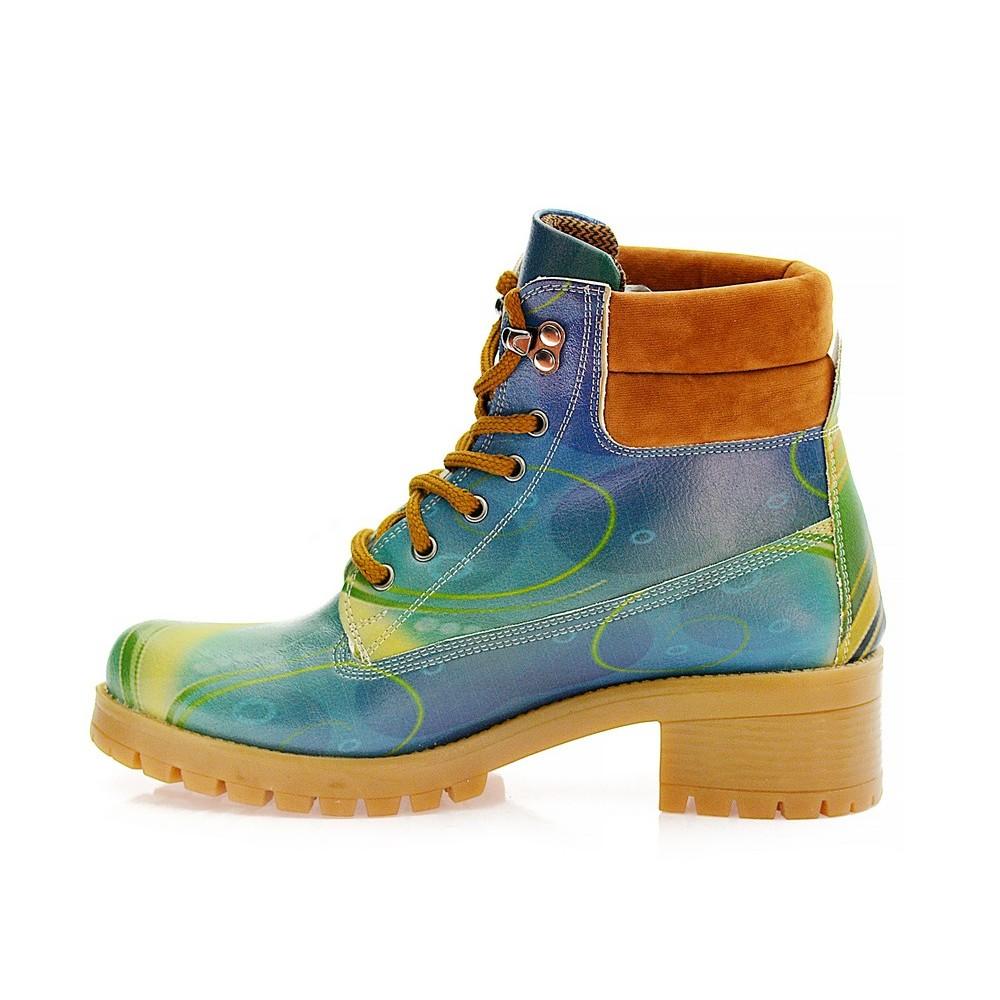 Magic of Colors Short Boots KAT110 (1421183778912)