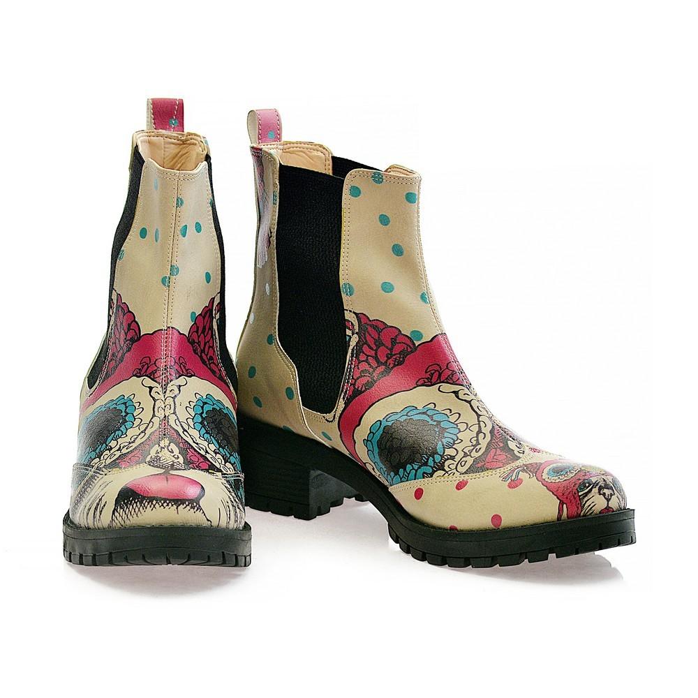 Sweet Cat Short Boots LAS108 (1421188071520)