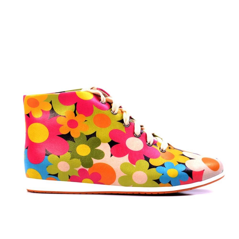 Flowers Short Boots LND1121 (1421190201440)