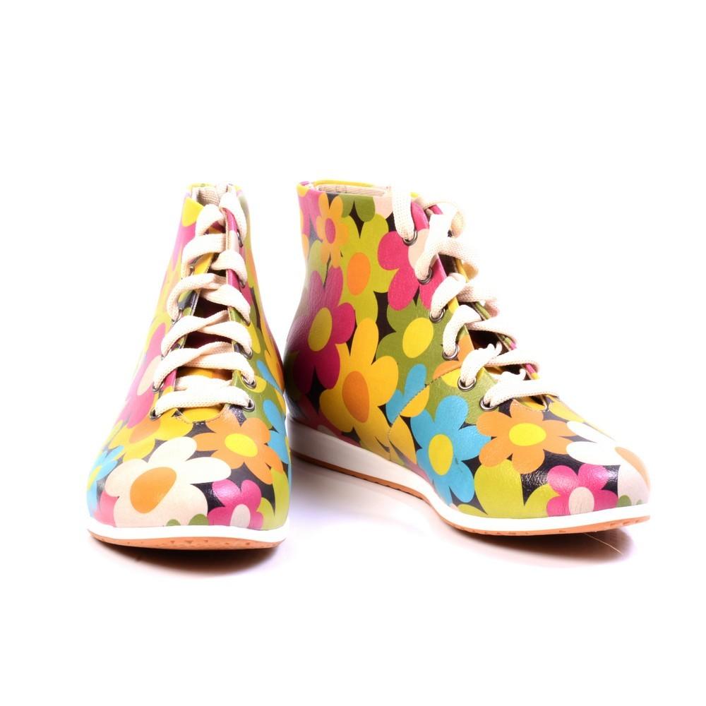 Flowers Short Boots LND1121 (1421190201440)