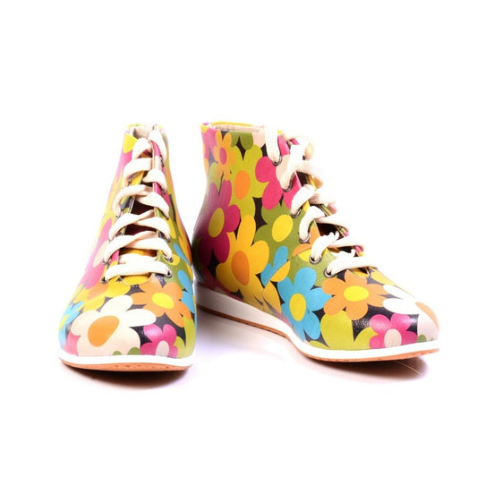 Flowers Short Boots LND1121 (1421190201440)