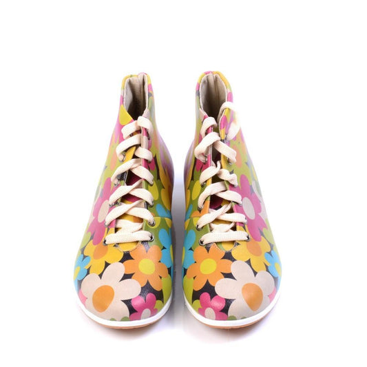 Flowers Short Boots LND1121 (1421190201440)