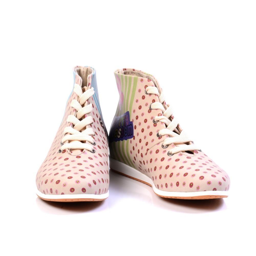 Pretty Blossom Short Boots LND1123 (1421190430816)