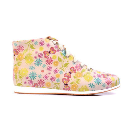 Flowers Short Boots LND1131 (1421191381088)