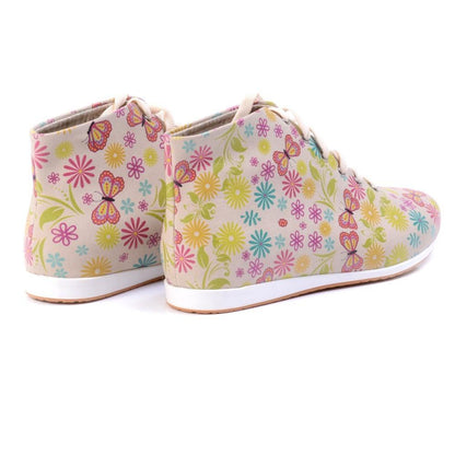 Flowers Short Boots LND1131 (1421191381088)