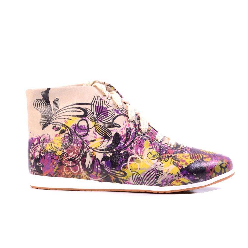 Flowers Short Boots LND1132 (1421191512160)