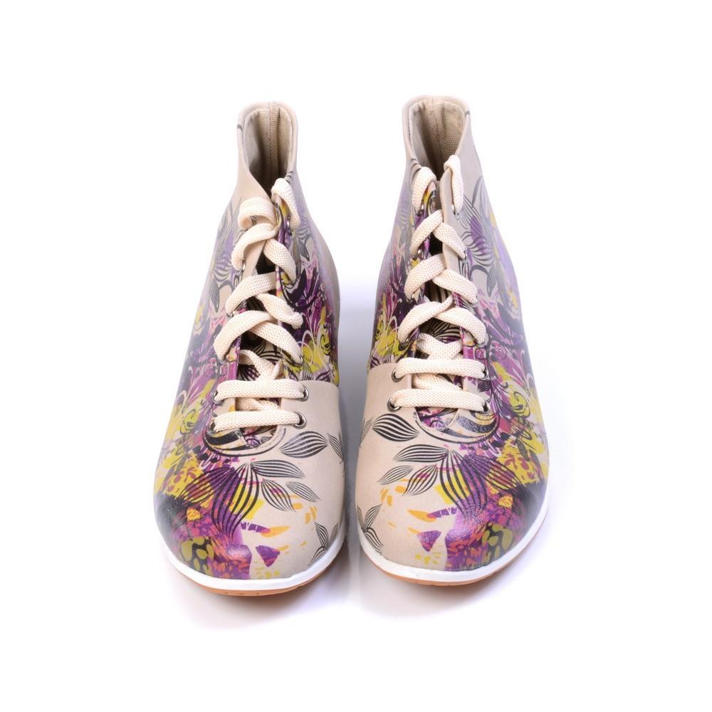 Flowers Short Boots LND1132 (1421191512160)