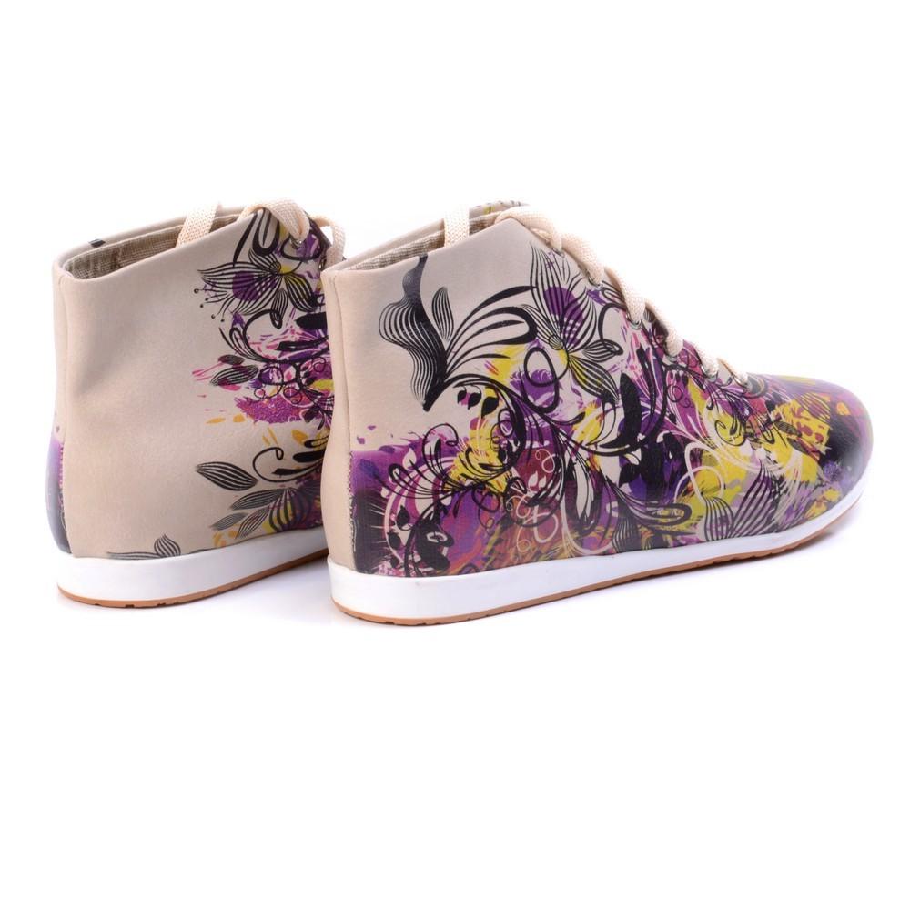 Flowers Short Boots LND1132 (1421191512160)