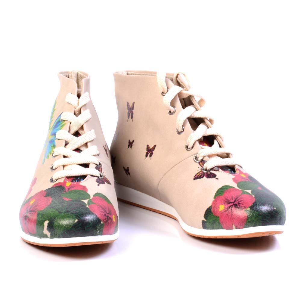 Flowers Short Boots LND1133 (506268844064)