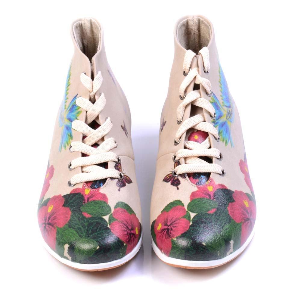 Flowers Short Boots LND1133 (506268844064)