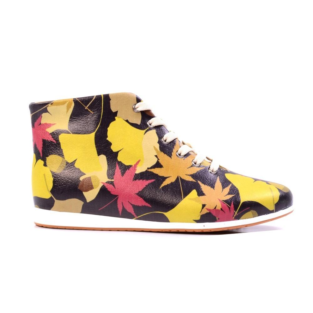 Leaves Short Boots LND1134 (1421191610464)
