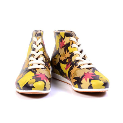 Leaves Short Boots LND1134 (1421191610464)