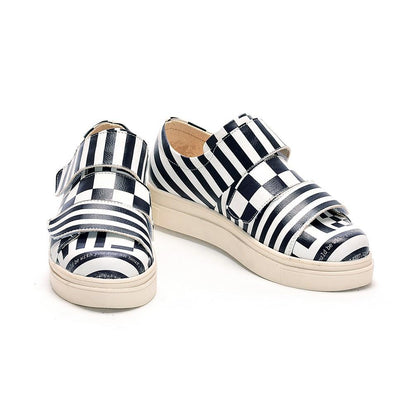 Black and White Sneaker Shoes NAC111 (770202697824)