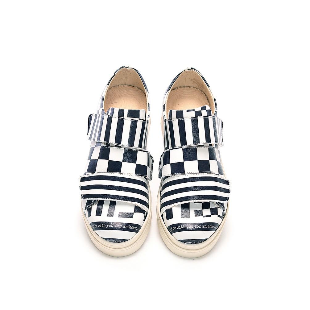 Black and White Sneaker Shoes NAC111 (770202697824)