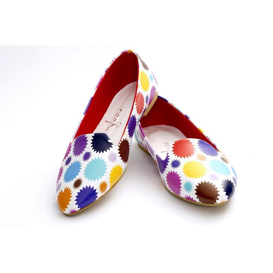 Colored Dots Ballerinas Shoes NBL219 (770203025504)