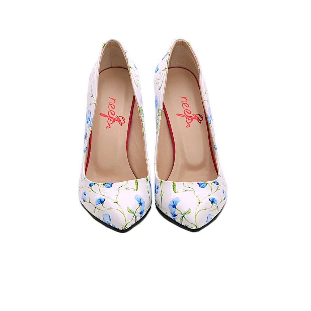 Flowers Heel Shoes NBS108 (770204074080)