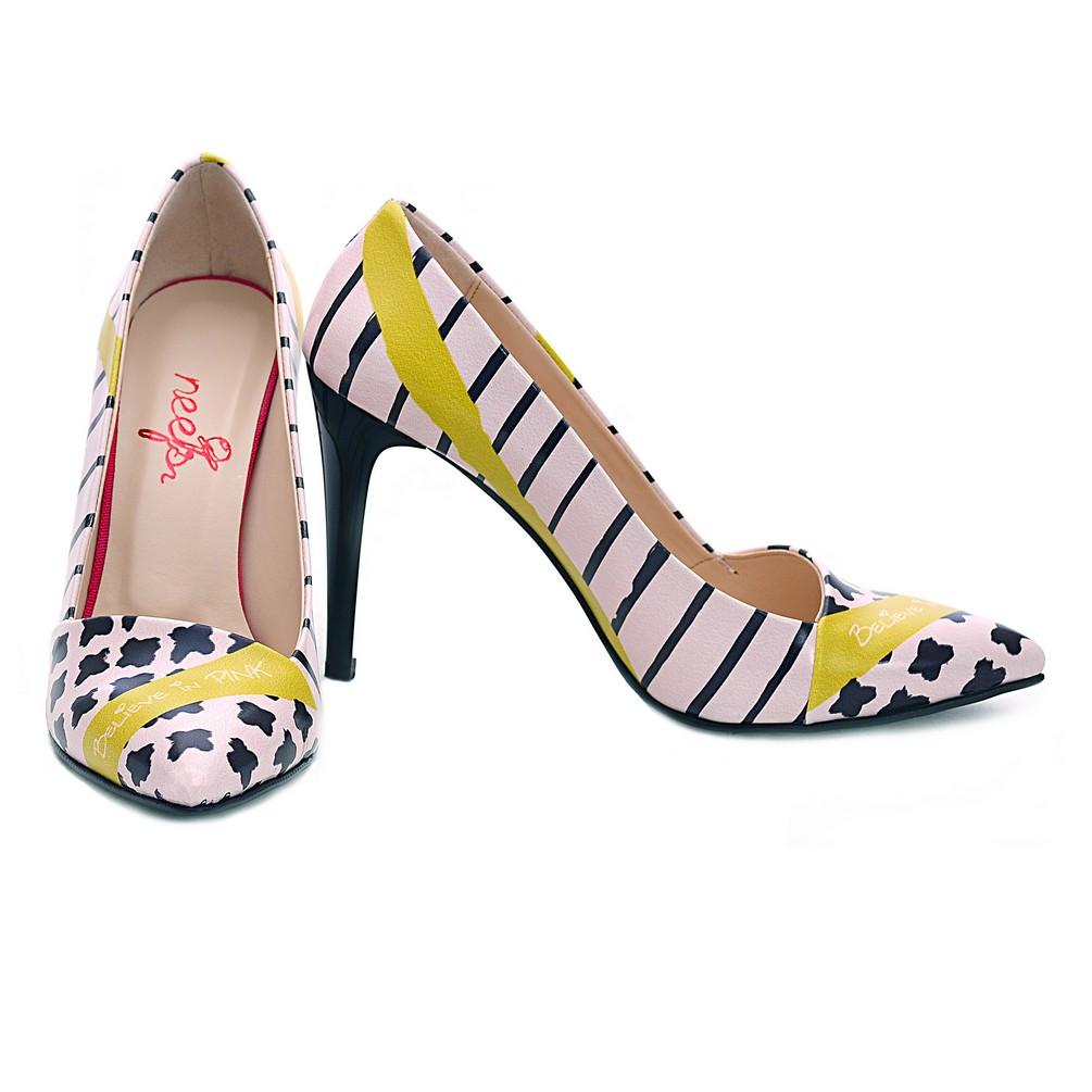 Believe in Pink Heel Shoes NBS201 (770204172384)