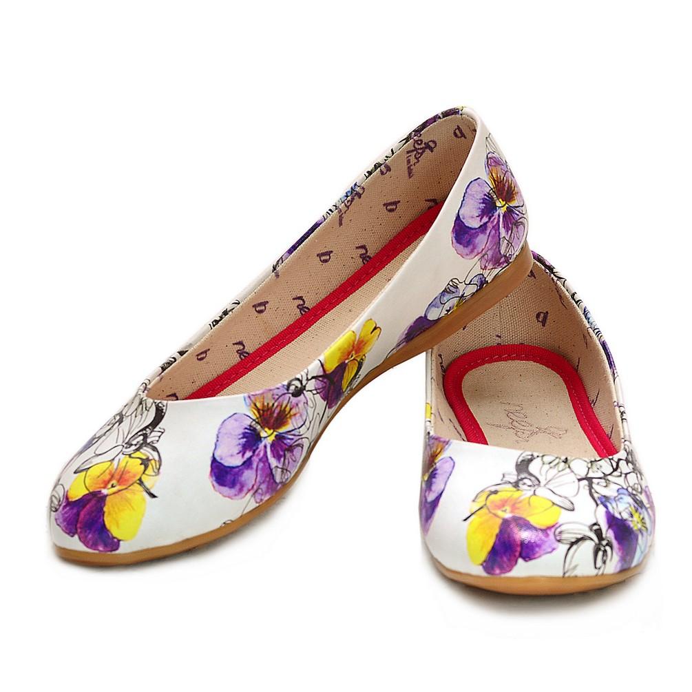 Flowers Ballerinas Shoes NFS1000 (770205876320)