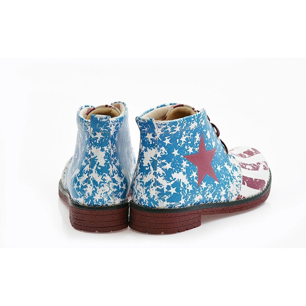 Flag Ankle Boots NHP107 (770209808480)