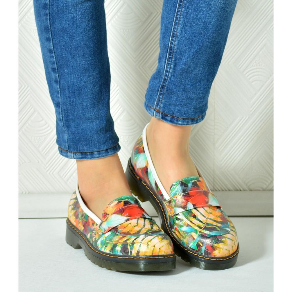 Flowers Oxford Shoes NMOX105 (770212921440)