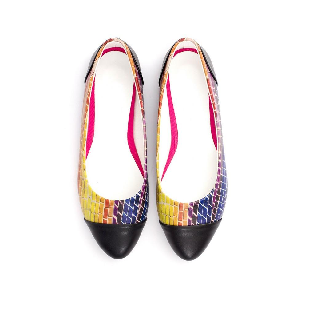 Colored Wall Ballerinas Shoes NMS102 (770213019744)