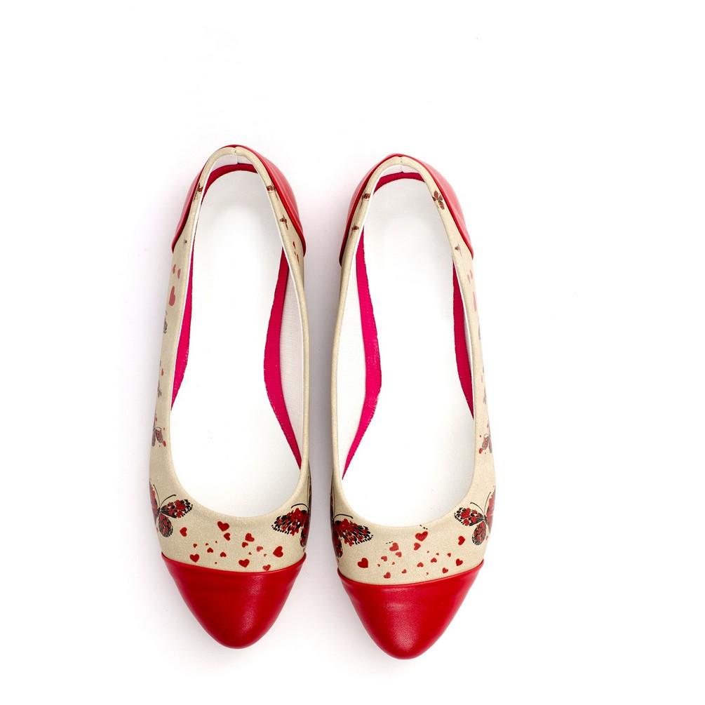 Butterfly Ballerinas Shoes NMS105 (770213118048)