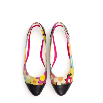Flowers Ballerinas Shoes NMS106 (770213150816)