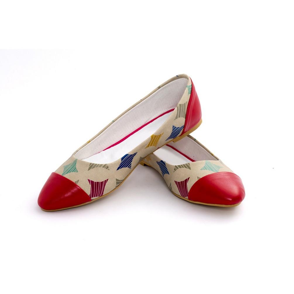Pattern Ballerinas Shoes NMS107 (770213183584)