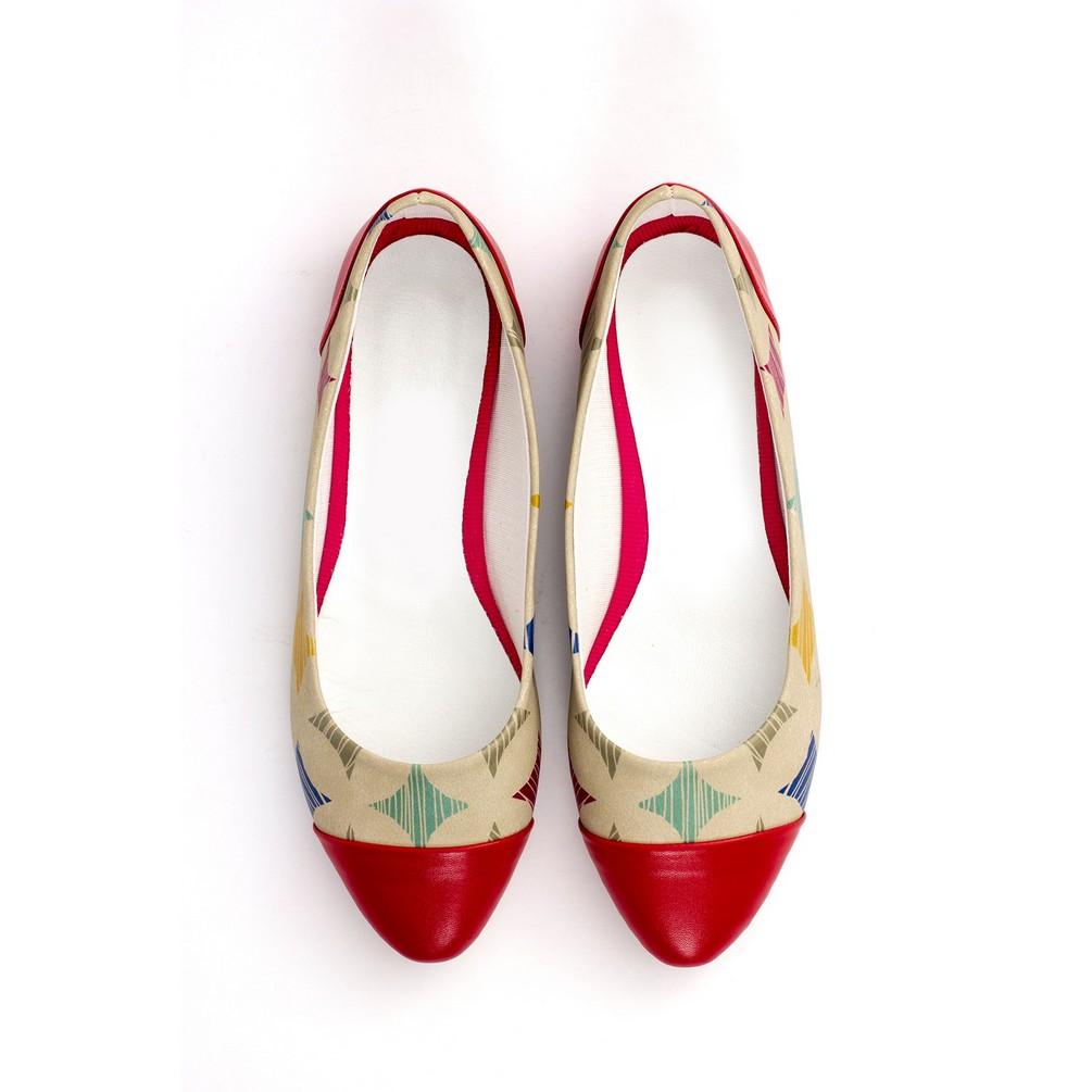 Pattern Ballerinas Shoes NMS107 (770213183584)