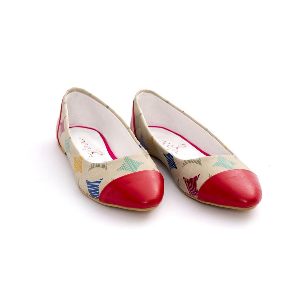 Pattern Ballerinas Shoes NMS107 (770213183584)