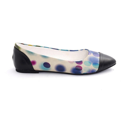 Colored Dots Ballerinas Shoes NMS108 (770213216352)