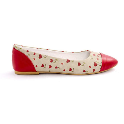 Hearts Ballerinas Shoes NMS109 (770213281888)