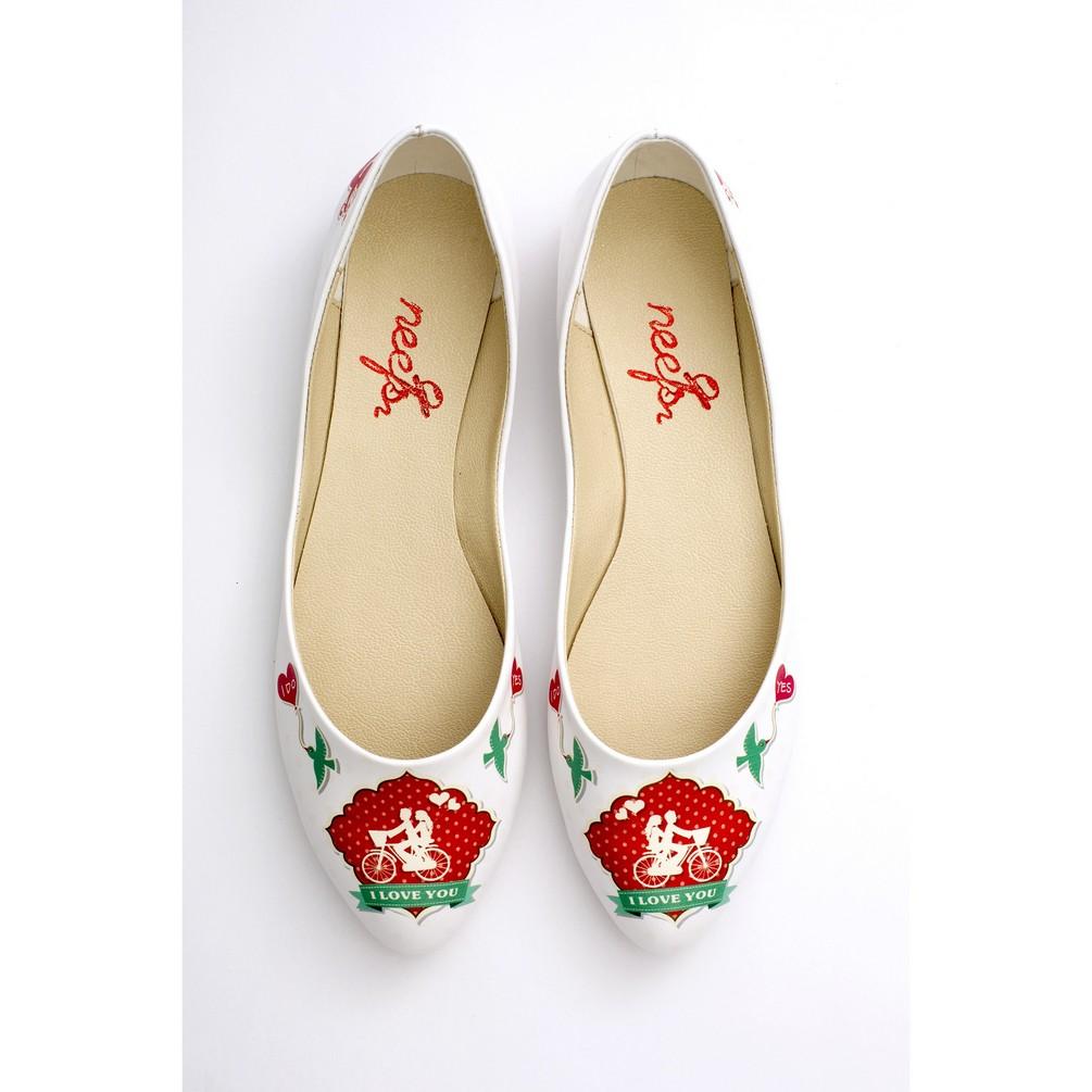 I Love You Ballerinas Shoes NSS353 (770221441120)