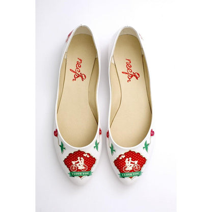 I Love You Ballerinas Shoes NSS353 (770221441120)