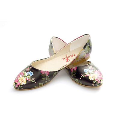 Flowers Ballerinas Shoes NSS356 (770221604960)