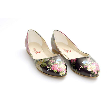 Flowers Ballerinas Shoes NSS356 (770221604960)