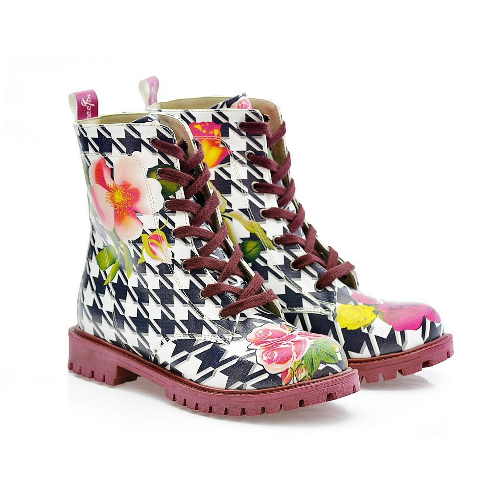Flower Long Boots NTM1005 (770215444576)