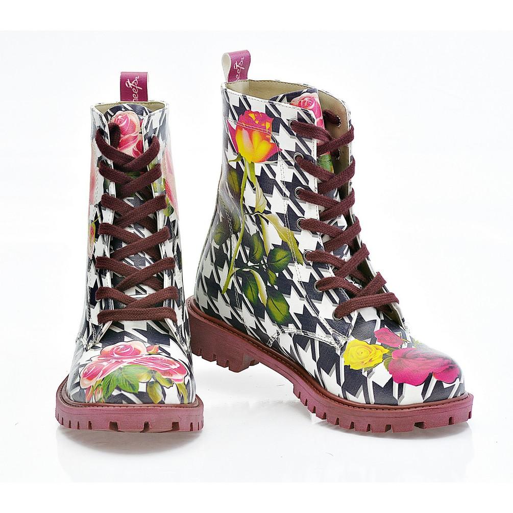 Flower Long Boots NTM1005 (770215444576)