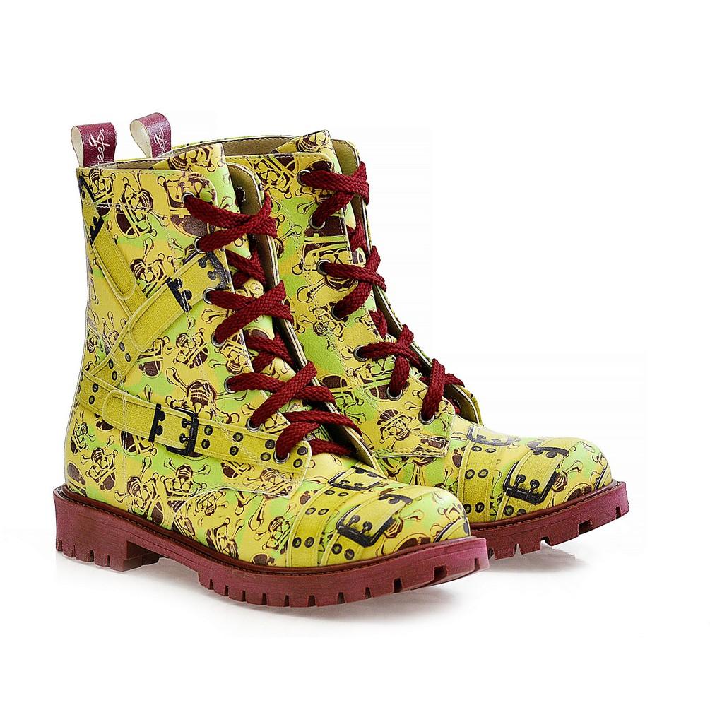 Skulls Long Boots NTM1013 (770215772256)