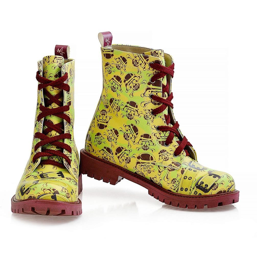 Skulls Long Boots NTM1013 (770215772256)