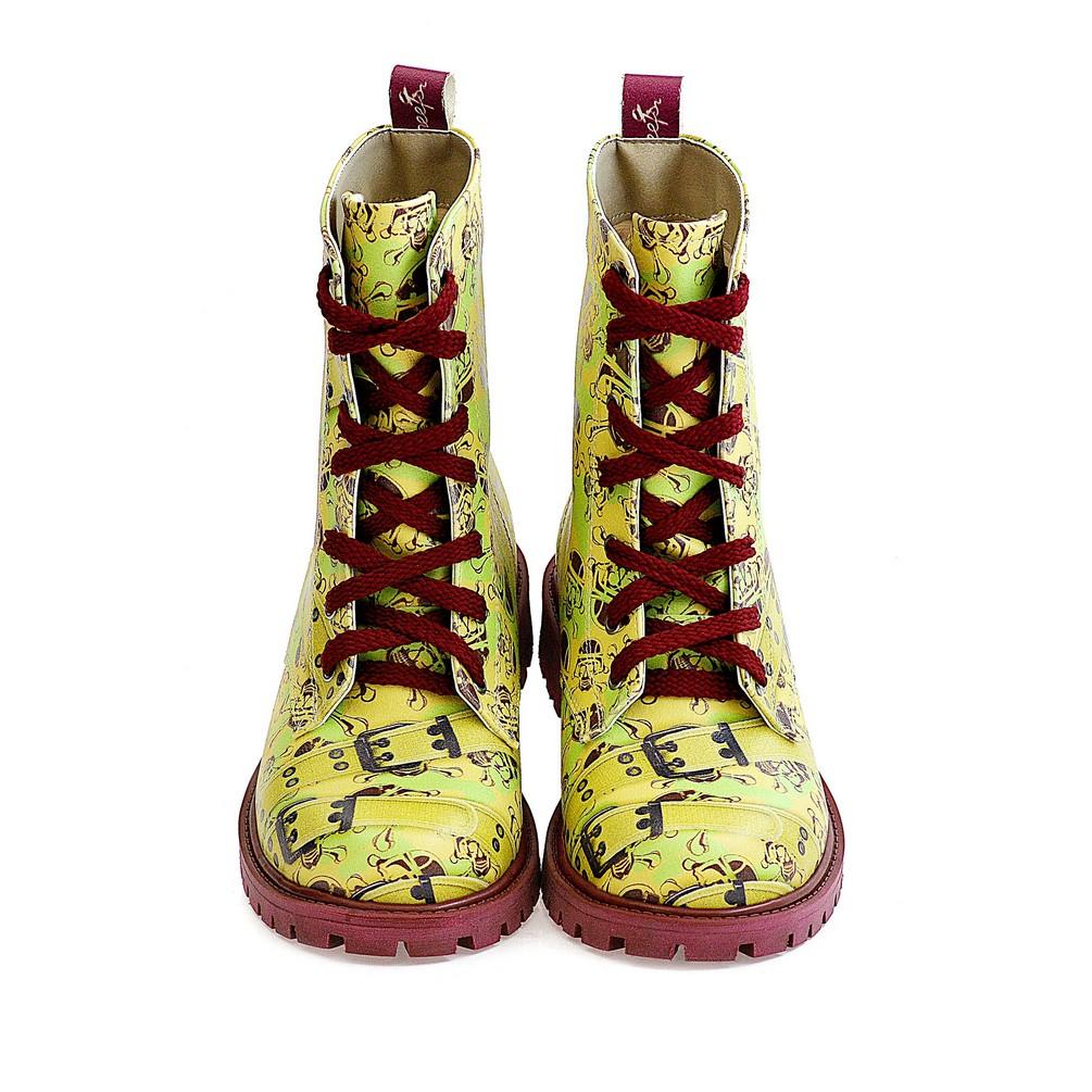 Skulls Long Boots NTM1013 (770215772256)