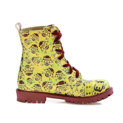 Skulls Long Boots NTM1013 (770215772256)